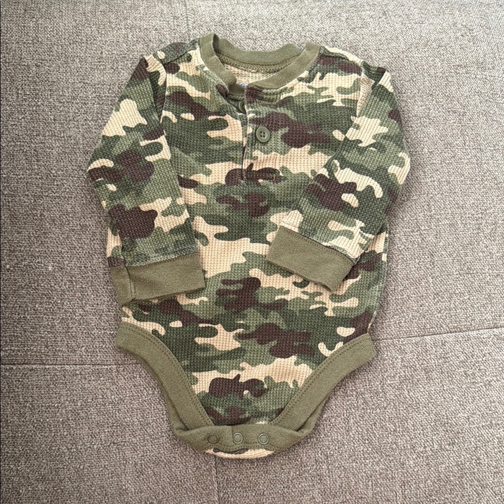 Garanimals Camo Long Sleeve Bodysuit